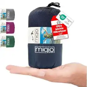 Hüttenschlafsack Miqio ® 2in1 mit durchgängigem Reißverschluss