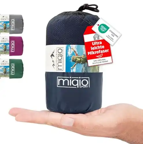 Hüttenschlafsack Miqio ® 2in1 mit durchgängigem Reißverschluss