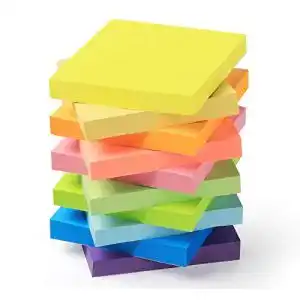 Haftstreifen Agoer 10 Stück Haftnotizen 76x76mm Super Sticky