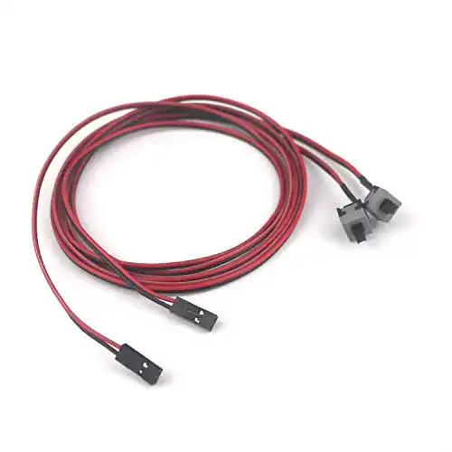 Power-Button Ytian 2 Pcs Computer PC Reset SW Taster Power