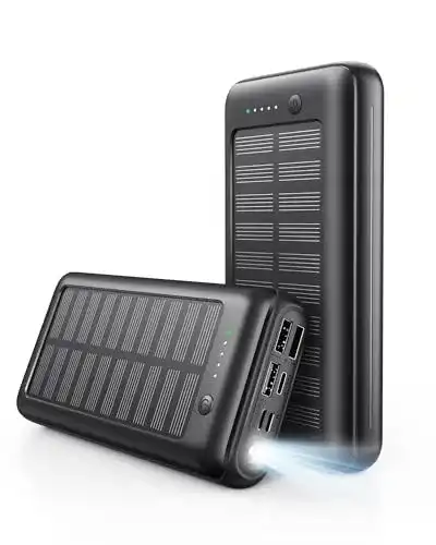 Qi-Powerbank JIGA Wireless Powerbank 30000mAh Externer Akku