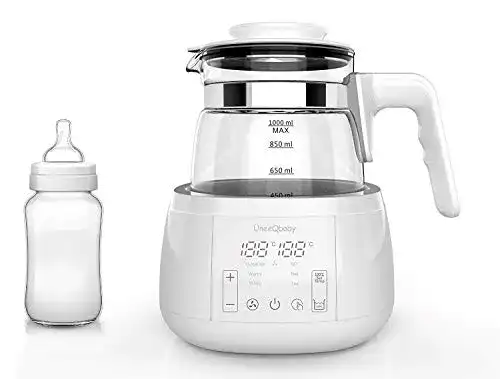 Flaschenzubereiter ÜneeQbaby, mit Nachtlicht, Wasserkocher