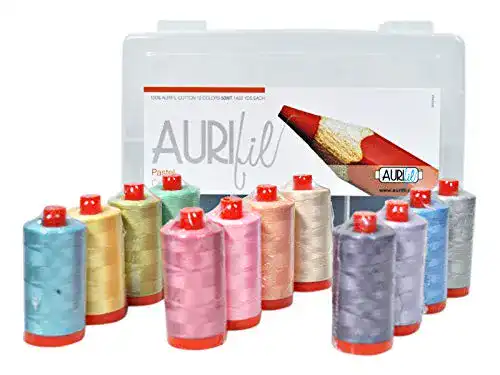 Aurifil-Garn Aurifil Thread Set Pastel Collection 50wt Cotton 12