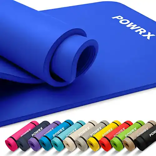 Gymnastikmatte 1,5 cm POWRX Yoga-Matte inkl. Trageband