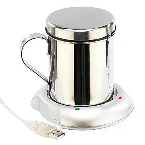 USB-Tassenwärmer Monsterzeug mit Edelstahl Tasse