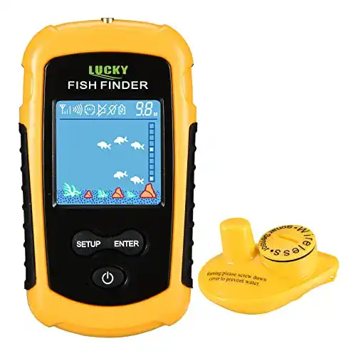 Lucky-Fischfinder LUCKY Fischfinder Wireless Sonar Sensor LCD