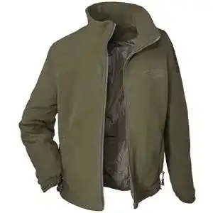 Jagdjacke Hubertus Fleecejacke Oliv warmhaltend (S)