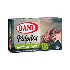 Dosenfisch Dani Baby Krake in Olivenöl, 636 g, 6 stück