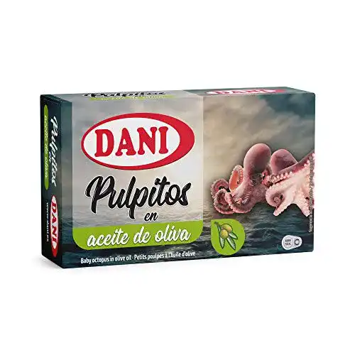 Die beste Dosenfisch Dani Baby Krake in Olivenöl, 636 g, 6 stück 2026 Test Bestseller Dosenfisch Dani Baby Krake in Olivenöl, 636 g, 6 stück