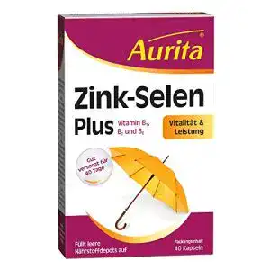 Zink-Selen-Kapseln Aurita Zink-Selen Plus 40 Kapseln, 1er Pack