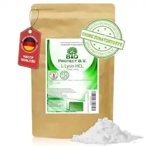 Lysin Bio Protect L- Pulver 500 Gramm ohne Zusatzstoffe