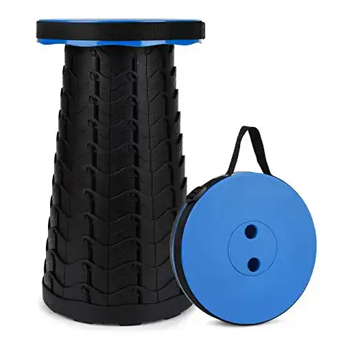 Campinghocker FIEMACH Tragbarer Klapphocker, 397 lb (Blau)