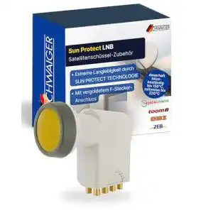 Schwaiger-LNB SCHWAIGER 5118 Octo LNB mit Sun Protect, digital