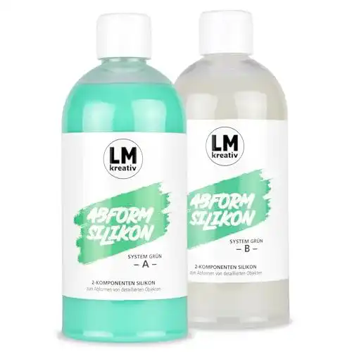 Abformsilikon LM-Kreativ LM Abform Silikon flüssig 1 kg Grün