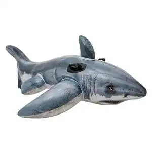 Schwimmtiere Intex Great White Shark Ride-On – Aufblasbar