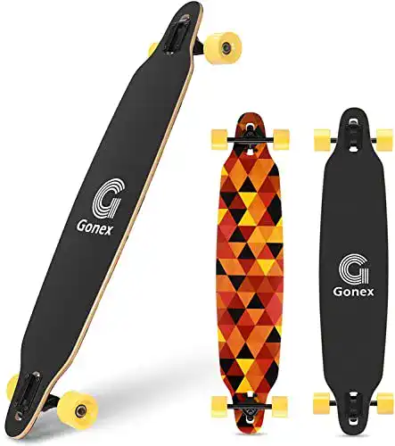 Longboard Gonex 42″ Skateboard Komplettes Skateboard 9-lagiger