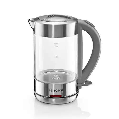 Glas-Wasserkocher Bosch Hausgeräte TWK7090B kabellos
