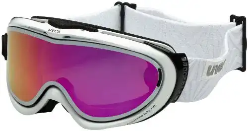 Skibrille Uvex Unisex Erwachsene Comanche TOP , white/pink