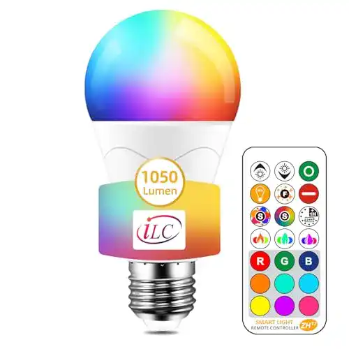 LED-Lampe mit Fernbedienung iLC LED Lampe ersetzt 85W