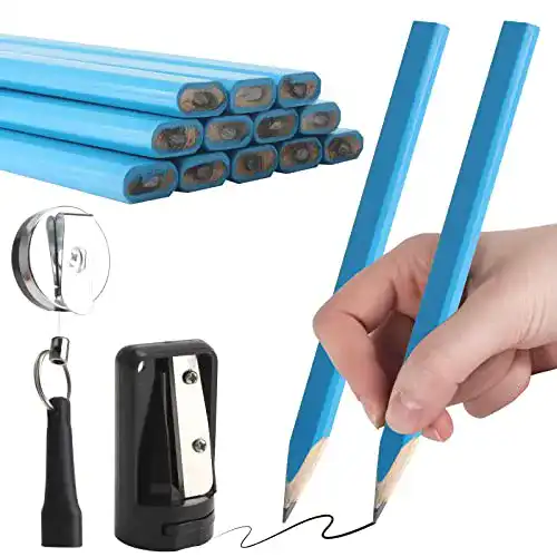 Zimmermannsbleistift dafuhao Tischler Bleistifte Set 12 Pcs 175mm