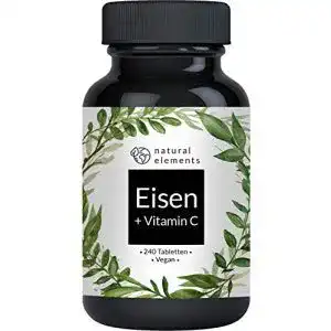 Eisentabletten natural elements Eisen, 240 Tabletten