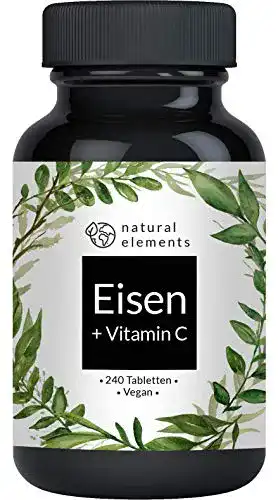 Eisentabletten natural elements Eisen, 240 Tabletten