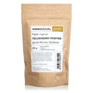 Tellicherry-Pfeffer wesentlich. Tellicherry Pfeffer 250g