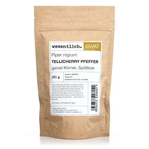 Tellicherry-Pfeffer wesentlich. Tellicherry Pfeffer 250g