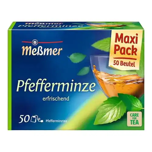 Pfefferminztee Meßmer Pfefferminze, 50 Teebeutel, Vegan