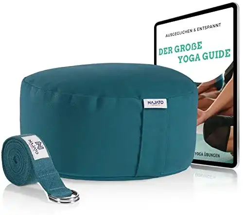 Die beste Meditationskissen NAJATO Sports – Mit Yoga Gurt & E-Book 2026 Test Bestseller Meditationskissen NAJATO Sports – Mit Yoga Gurt & E-Book