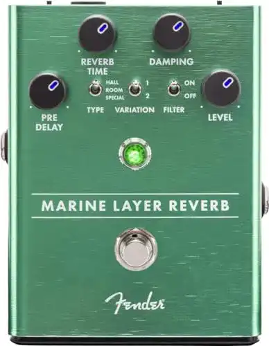 Reverb-Pedal Fender ® »MARINE LAYER REVERB« Boden-Effekt