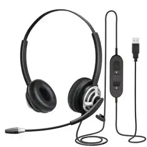 Headset (Büro) Mairdi USB Headset Binaural Kopfhörer