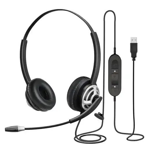 Headset (Büro) Mairdi USB Headset Binaural Kopfhörer