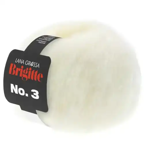 Lana-Grossa-Wolle Lana Grossa Brigitte No. 3 20 Weiß