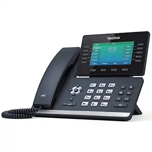 Telefonanlage Yealink IP Telefon SIP-T54W VoIP-Telefon, schwarz