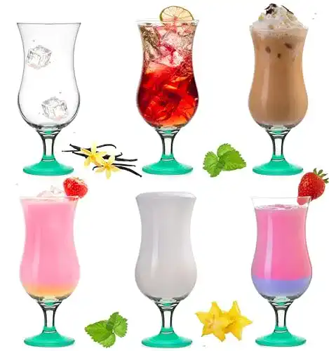 Cocktailgläser PLATINUX 400ml, aus Glas, Set, 6-Teilig