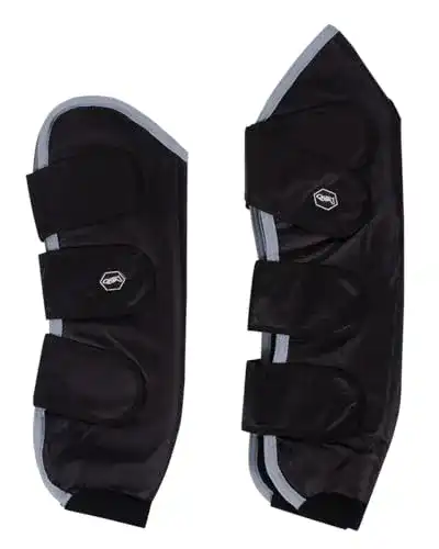 Transportgamasche QHP n 4er Set aus Ripstopmaterial schwarz