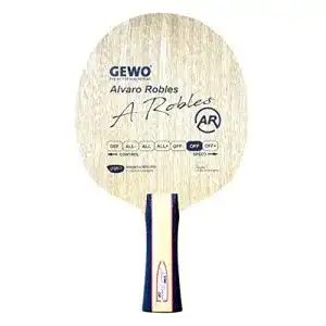 Tischtennis-Holz GEWO Erwachsene Holz Alvaro Robles Off/Pro Player Series Tischtennis, Anatomisch