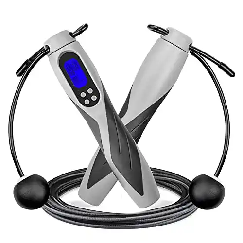 Springseil mit Zähler Sportout Springseil mit digital Zähler