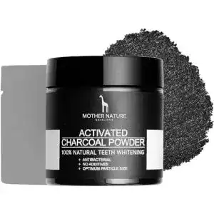 Schwarze Zahnpasta MOTHER NATURE COSMETICS Aktivkohle