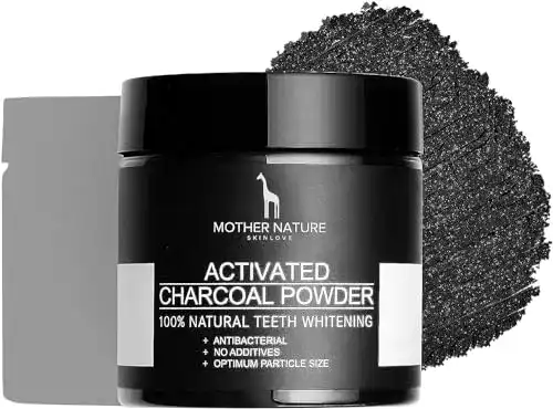 Schwarze Zahnpasta MOTHER NATURE COSMETICS Aktivkohle
