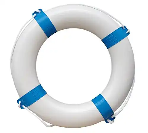 Rettungsring Prowake mit Sicherheitsleine Farbe: Blau