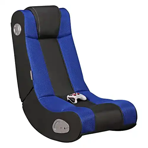 Soundsessel Wohnling, Soundchair in Schwarz Blau mit Bluetooth