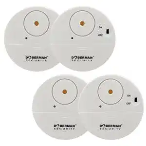 Glasbruchmelder WOWSEA Ultra-Dünner Fensteralarm 100dB, 50m