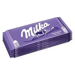 Milka-Schokolade Milka Alpenmilch 5 x 100g