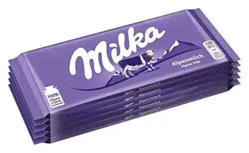 Milka-Schokolade Milka Alpenmilch 5 x 100g