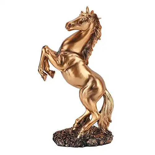 Pferdestatue fasient Europäischer Stil, Kunstharz, Skulptur