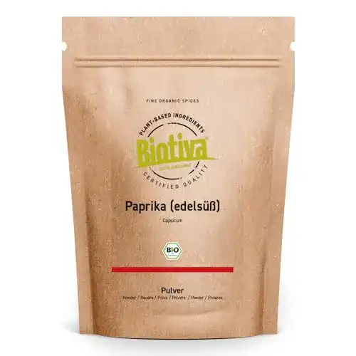 Paprika Edelsüß Biotiva Bio gemahlen 250g – Paprikapulver