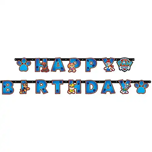 Girlande amscan 9903823 – Partykette Paw Patrol, Papier