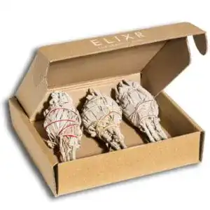 Weißer Salbei ELIXR zum Räuchern aus Wildsammlung 3 Stck.